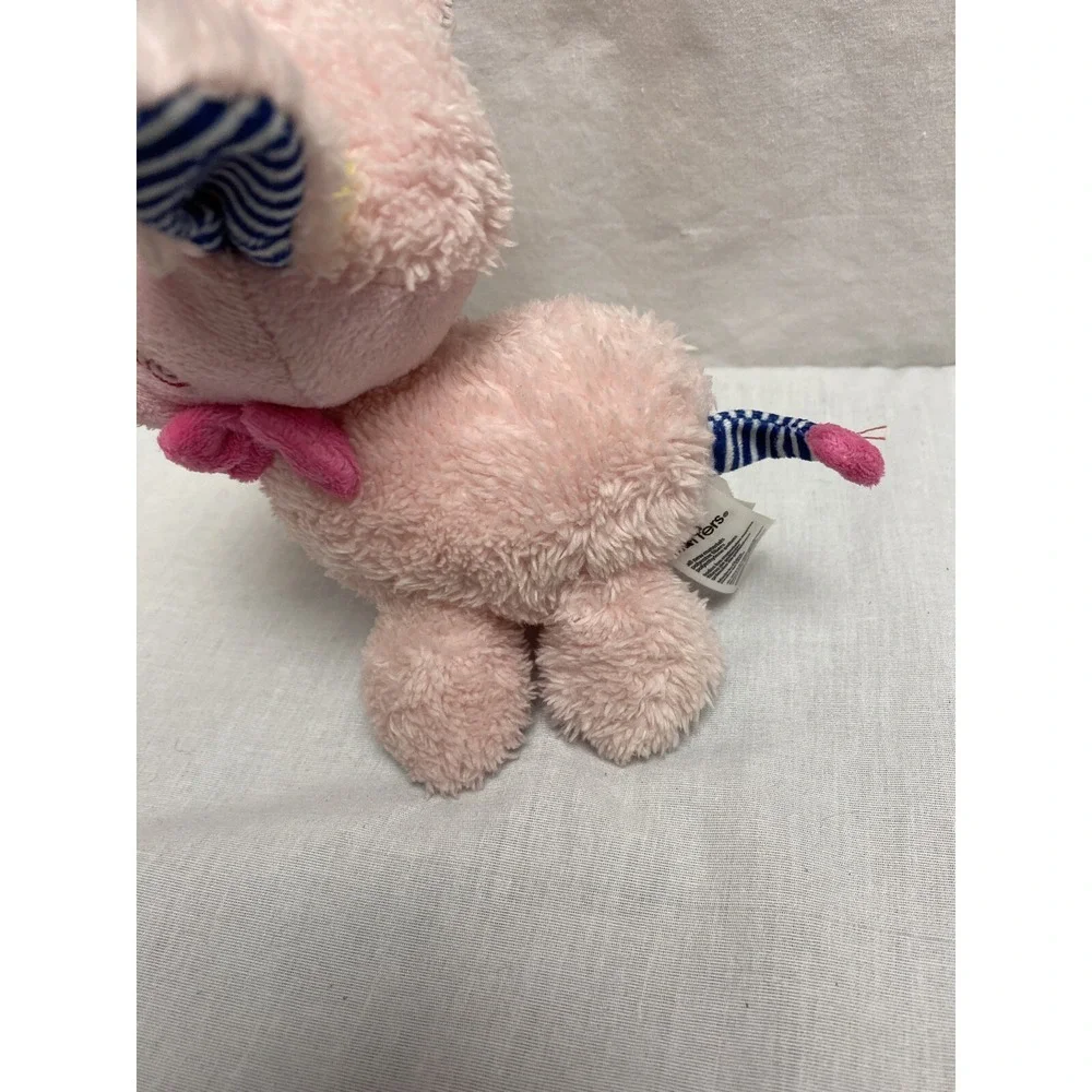 Baby Starters Pink Plush Poodle Dog Lamb Stuffed Animal Toy lovey 7